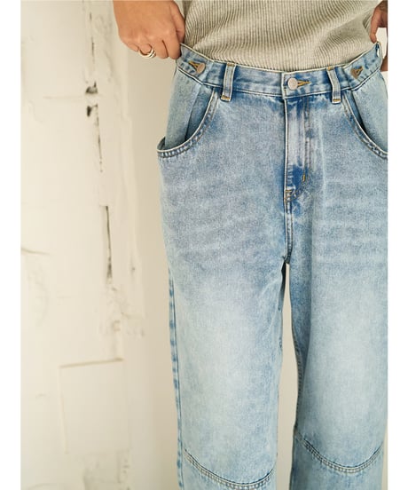 TUCK BELT DENIM PT【ラスト1点】