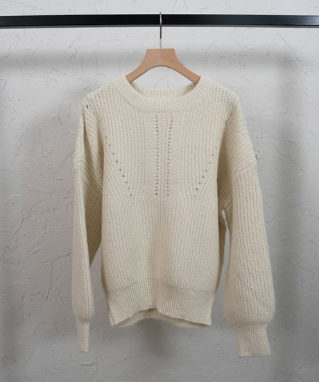 Wool knit【Whiteラスト2点】