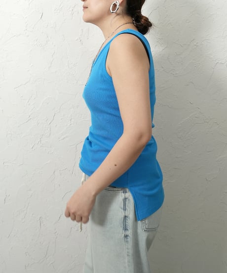 Stylish　rib tanktop【ラスト1点】