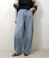 再販　Curve denim pants