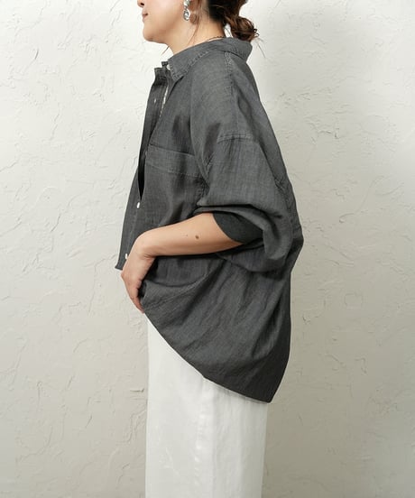Sheer denim snap button　shirt【残り僅か！】