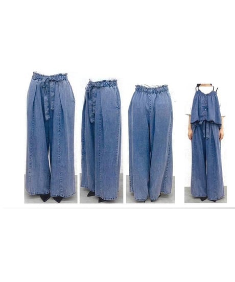 Tencel denim pants