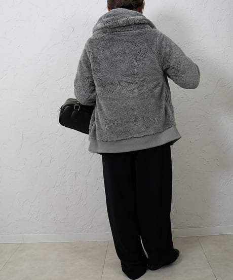 【MAISON MAVERICK PRESENTS】ご予約 大ヒット！ Hight-Neck Zipup Boa