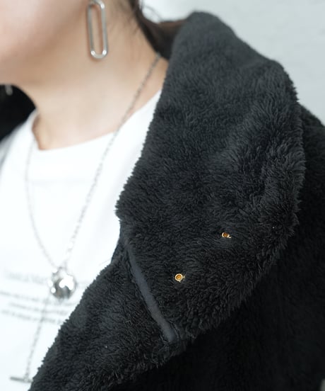 【MAISON MAVERICK PRESENTS】ご予約 大ヒット！ Hight-Neck Zipup Boa