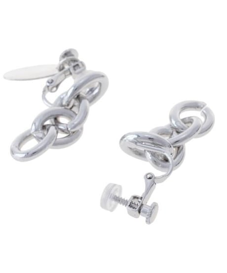 【Sea'ds mara】　 Oval chain earring