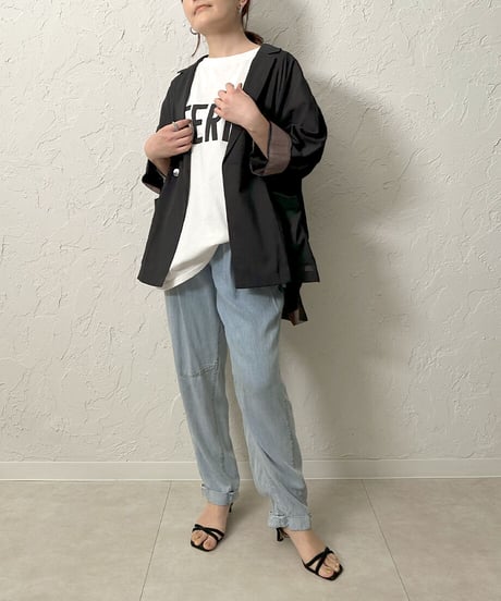 Sheer dolman jacket【grayラスト1点】