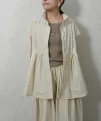 Stretch  nylon　ZIP vest　【ラスト2点】