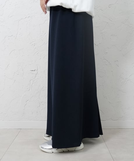 Stretch georgette back flare skirt ラスト1点