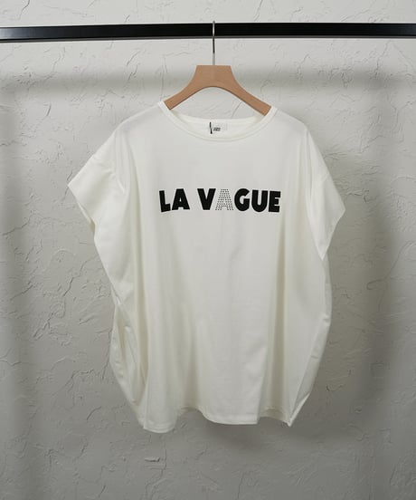 LA VAGUEtuck sleeve Tshirt【残り僅か！】