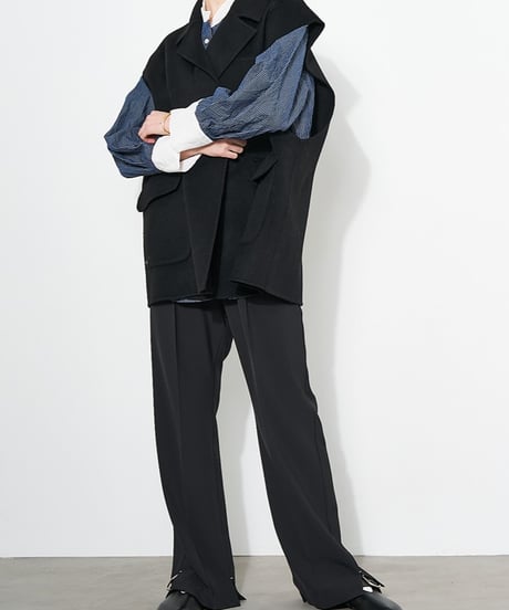【YENN】　ご予約  DOUBLE FACE VEST JK
