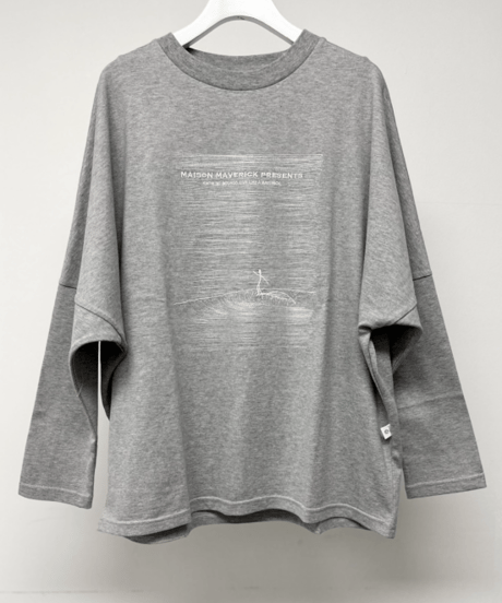 【MAISON MAVERICK PRESENTS】　ご予約  WAVE RIDER Embroidered Dolman Sleeve Tee