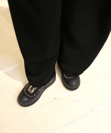 Cow leather　ZIP sneakers【ラスト1点】