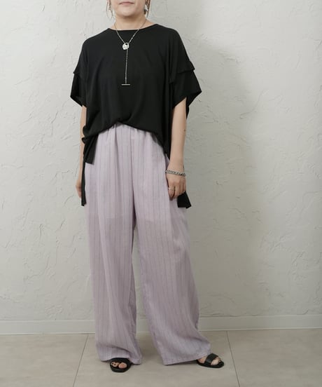 SHEER STRIPE EASY PT【ラスト1点】