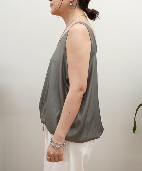 【Dignite collier】　ご予約  チンツ加工バルーンベスト
