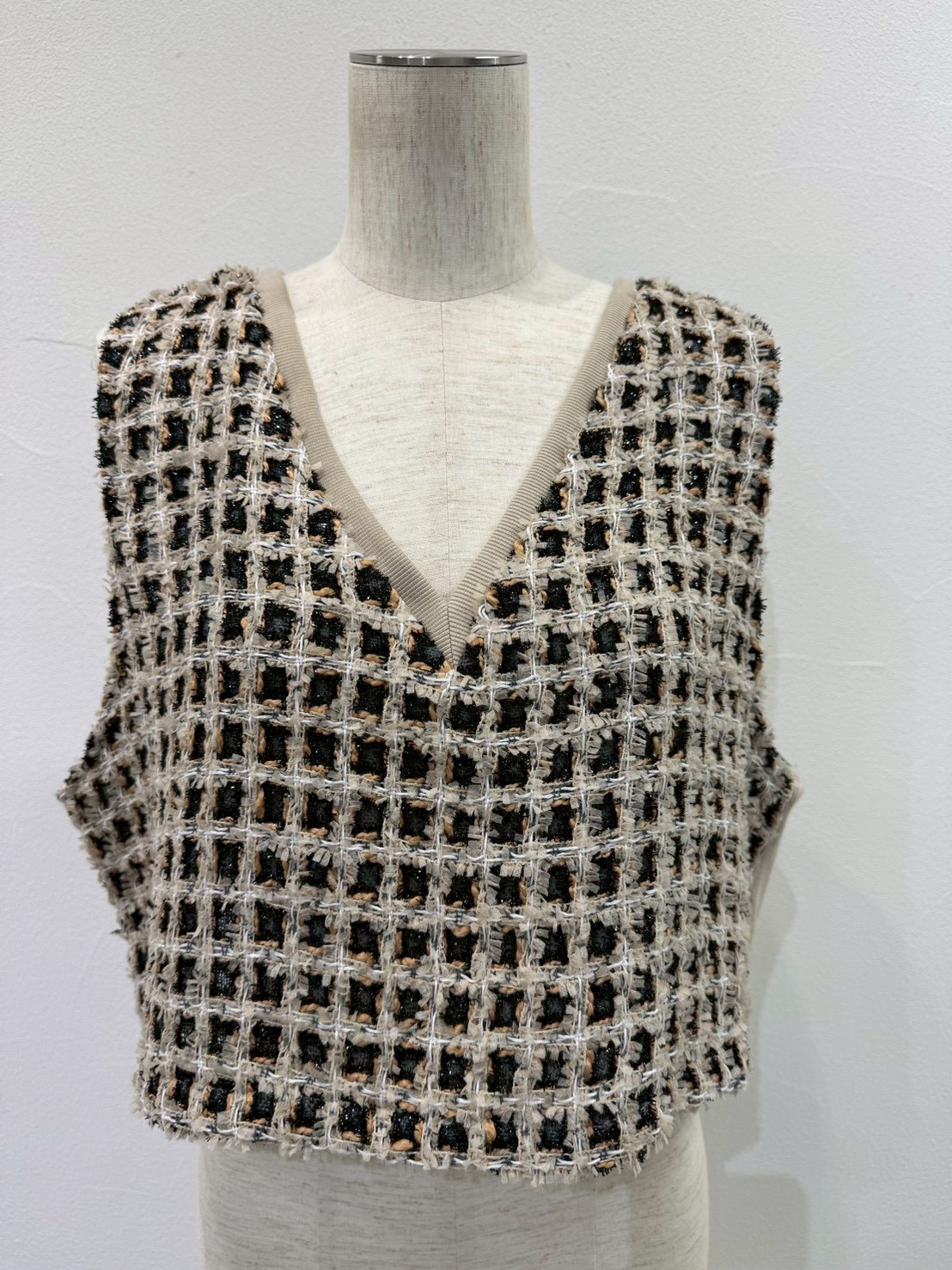 CYAN TOKYO フリンジツイードベスト 楽天市場】【10％OFF