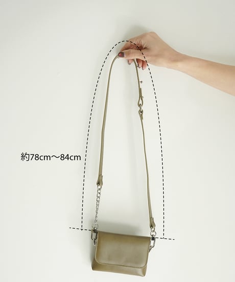【YENN】　ご予約　再販　CHAIN BELT POUCH