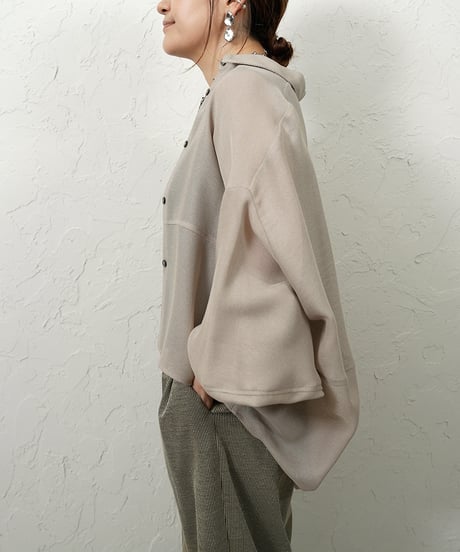 Mesh shirt【White,beigeラスト1点】