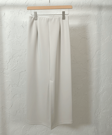double knit long skirt