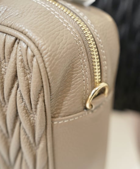 【MARLON 】　ご予約   DOLLARO　leather hand bag