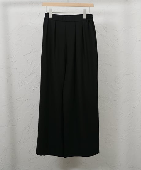 Stretch　georgette relaxpants【beigeラスト1点】