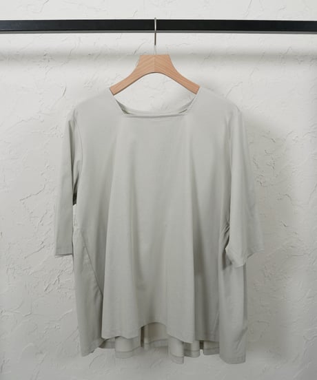 Square neck back gathered TOPS