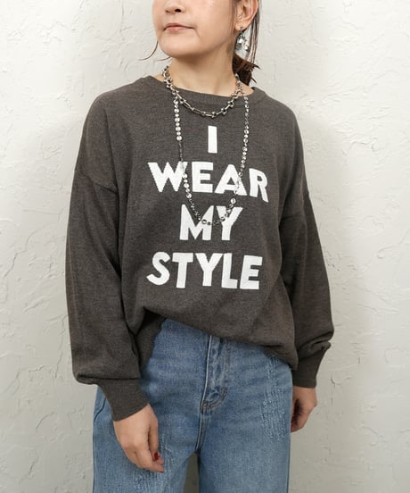 Cotton loose knit【mocaラスト1点】