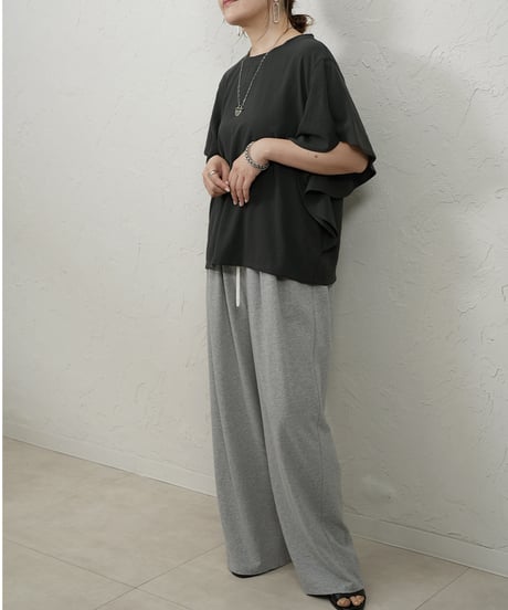 Georgette　frill blouse