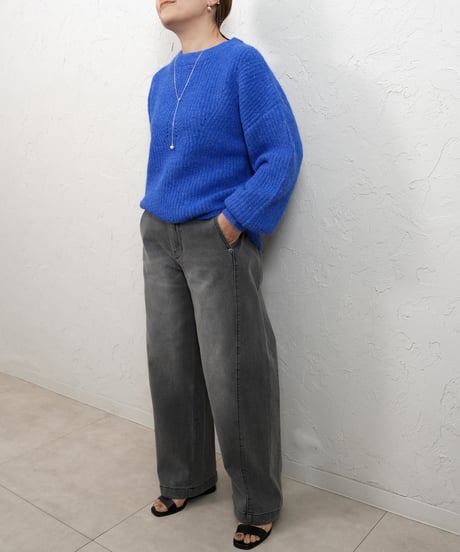 Wool knit【Whiteラスト2点】