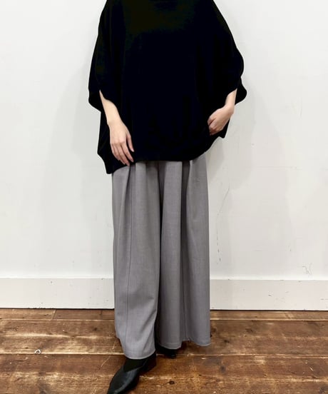 【siro de labonte】　ご予約  COTTON highneck poncho　vest