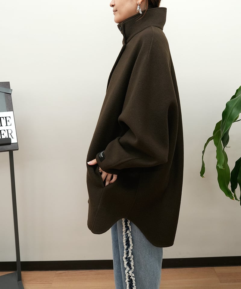 Dignite collier ドルマンスリーブコート Dignite collier】 ご予約 ダブルフェイスドルマンコート | select