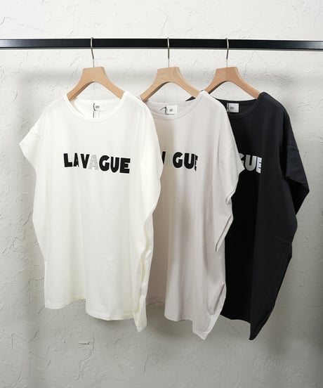 LA VAGUEtuck sleeve Tshirt【残り僅か！】