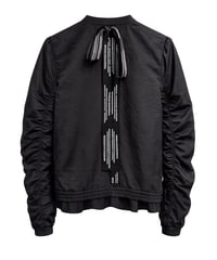 【MAISON MAVERICK】　ご予約  Gathered Sleeve Blouson with Back Ribbon