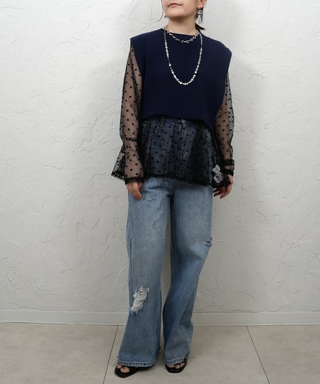 Dot tule tunic【ラスト1点】