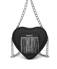 【MAISON MAVERICK】　ご予約  Signature Fringe Heart Chain Bag