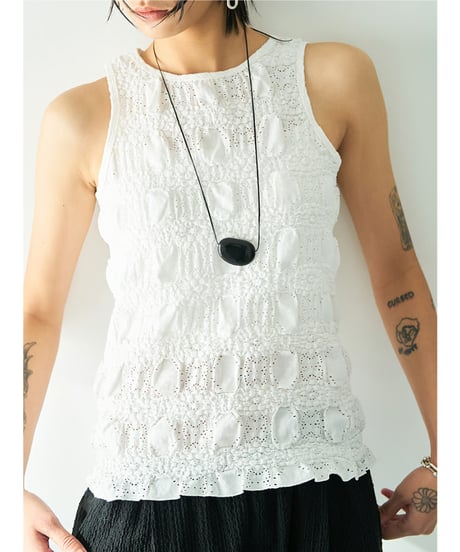 SHRUNK LACE TANKTOP【ラスト1点】
