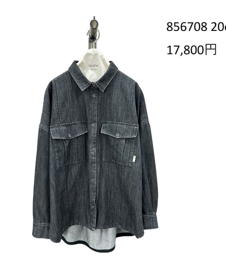 【ayene】　ご予約  ダンガリーシャツ