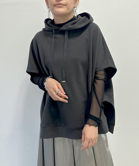 【ROSIEE】ご予約 スウェットフードポンチョ