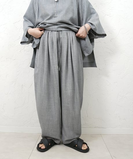 airy cocoon pants【grayラスト1点】