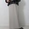 Stretch georgette back flare skirt ラスト1点
