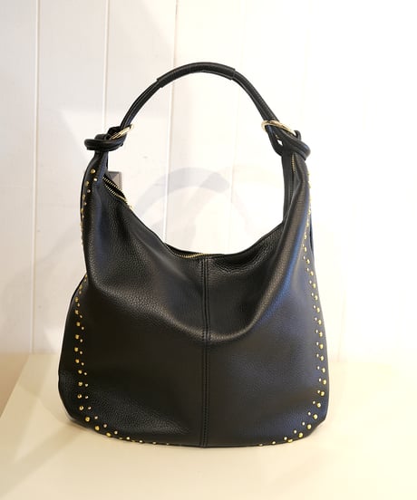 【MARLON】　  DOLLARO　studs leather　tote　bag 6103