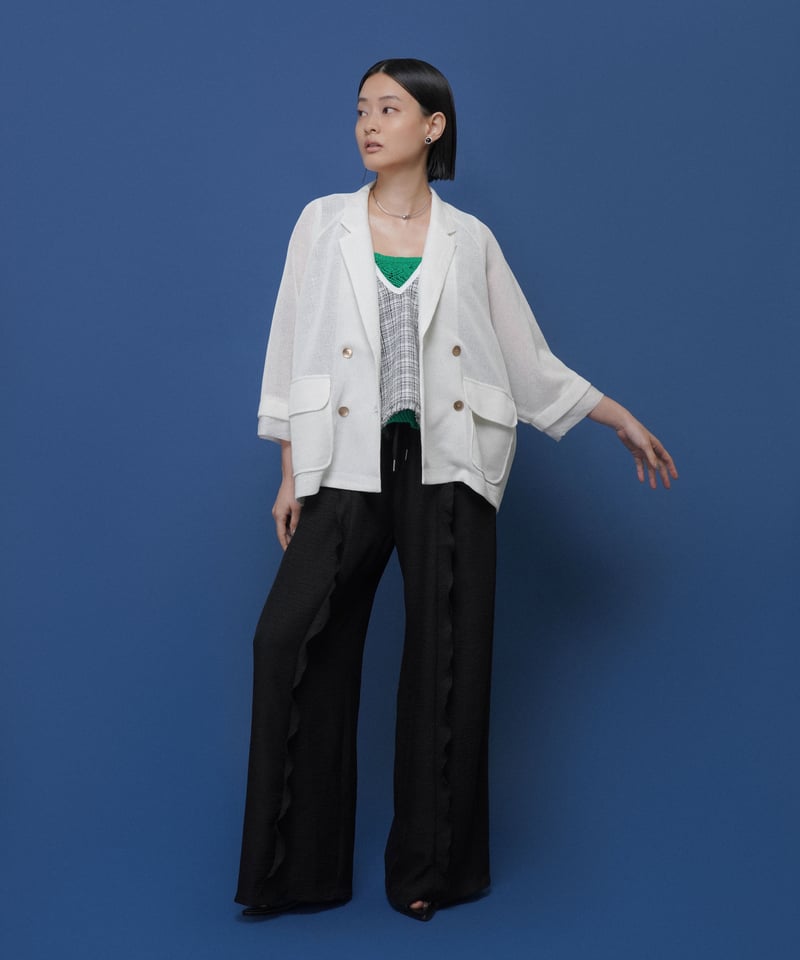 CYAN tokyo】 ご予約 サーキュラーツイードベスト | select shop Liren