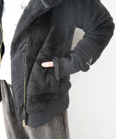 【MAISON MAVERICK PRESENTS】ご予約 大ヒット！ Hight-Neck Zipup Boa