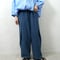 CYAN tokyo×Liren別注size Over tuck linen denim pants