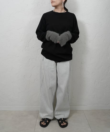 【siro de labonte】　ご予約  COTTON shaggy sleeve　p/o
