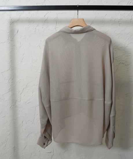 Mesh shirt【White,beigeラスト1点】