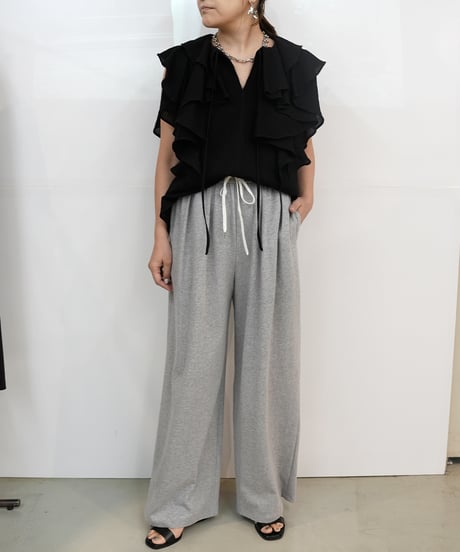 Dry cotton wide easy pants