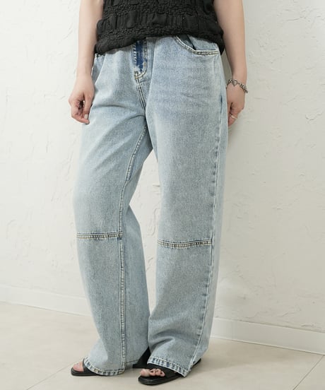 TUCK BELT DENIM PT【ラスト1点】