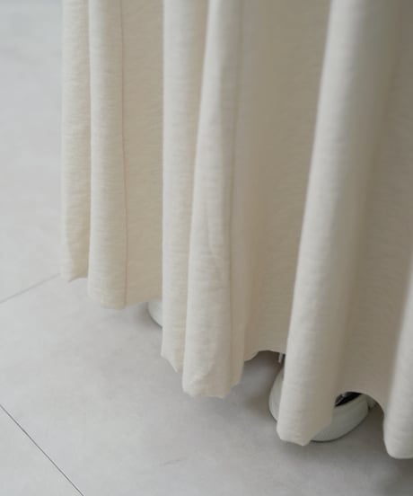 SLUB FLARE DRESS