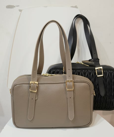 【MARLON 】　ご予約   DOLLARO　leather hand bag