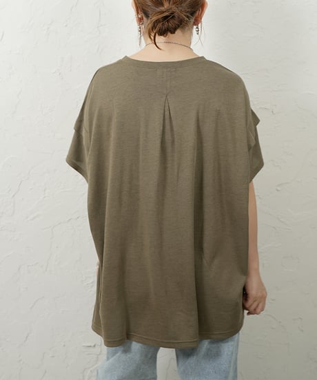 Prime cool leeve tuck Tshirt